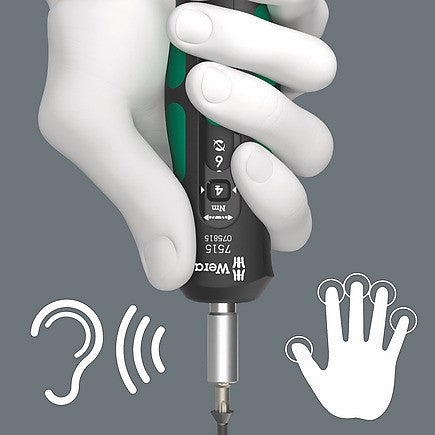Wera 7515 Kraftform Safe-Torque Speed Torque screwdriver, 2-6 Nm 05075815001