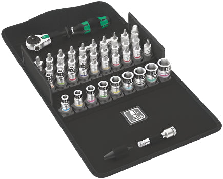 Wera 8100 SA All-in Zyklop Speed Ratchet Set, 1/4" drive, metric, 42 pieces 05003755001