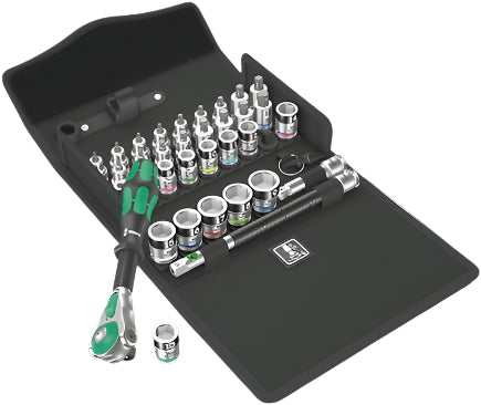 Wera 8100 SB All-in Zyklop Speed ratchet set, 3/8" drive, 35 pieces 05003536001