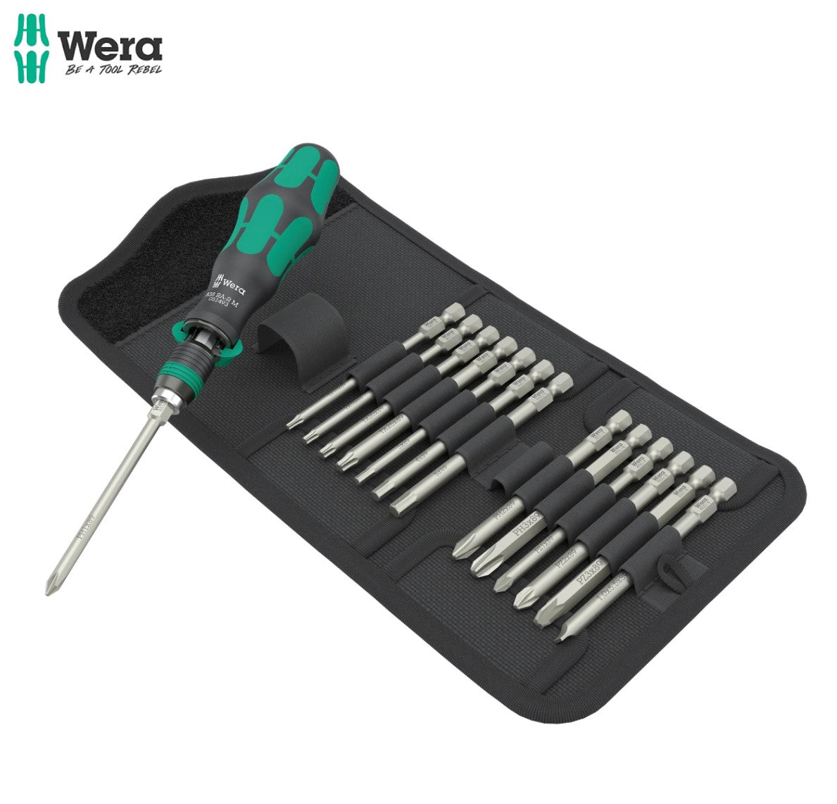 Wera Kraftform Kompakt 838 RA-R M Set 1 Ratchet Screwdriver Set 05051061001