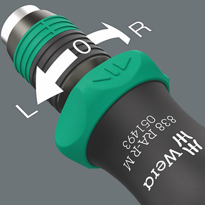 Wera Kraftform Kompakt 838 RA-R M Set 1 Ratchet Screwdriver Set 05051061001