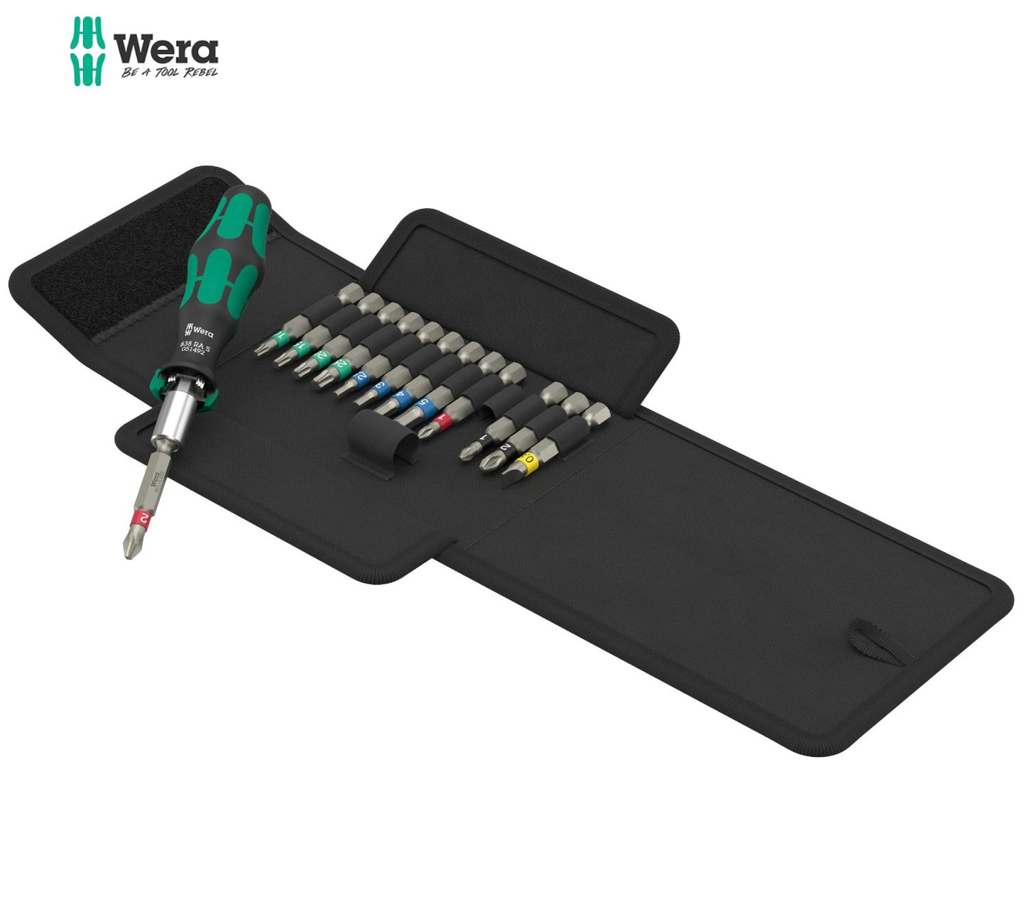 Wera Kraftform Kompakt 838 RA S Set 1 Ratchet Screwdriver Set 05051060001
