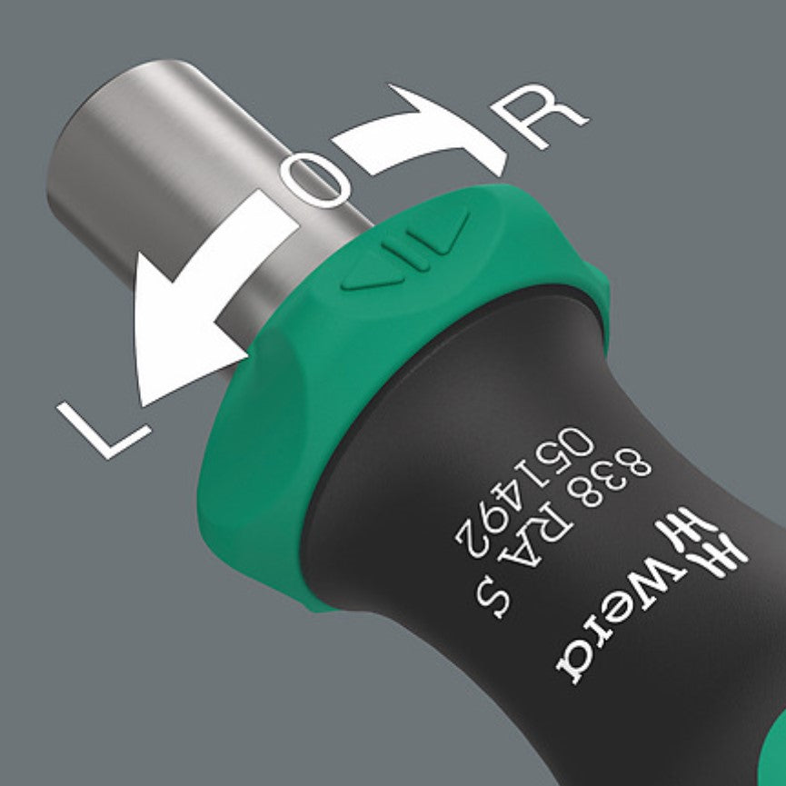 Wera Kraftform Kompakt 838 RA S Set 1 Ratchet Screwdriver Set 05051060001