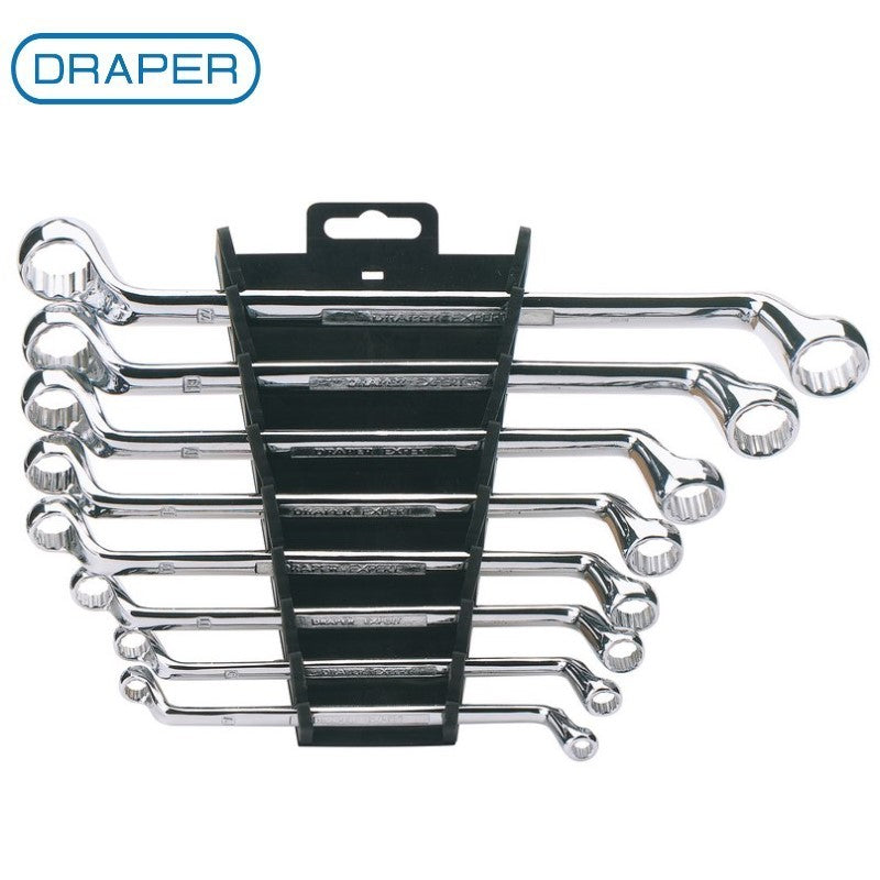 Draper Expert 8 Piece HI-TORQ® Deep Offset Metric Ring Spanner Set 64607