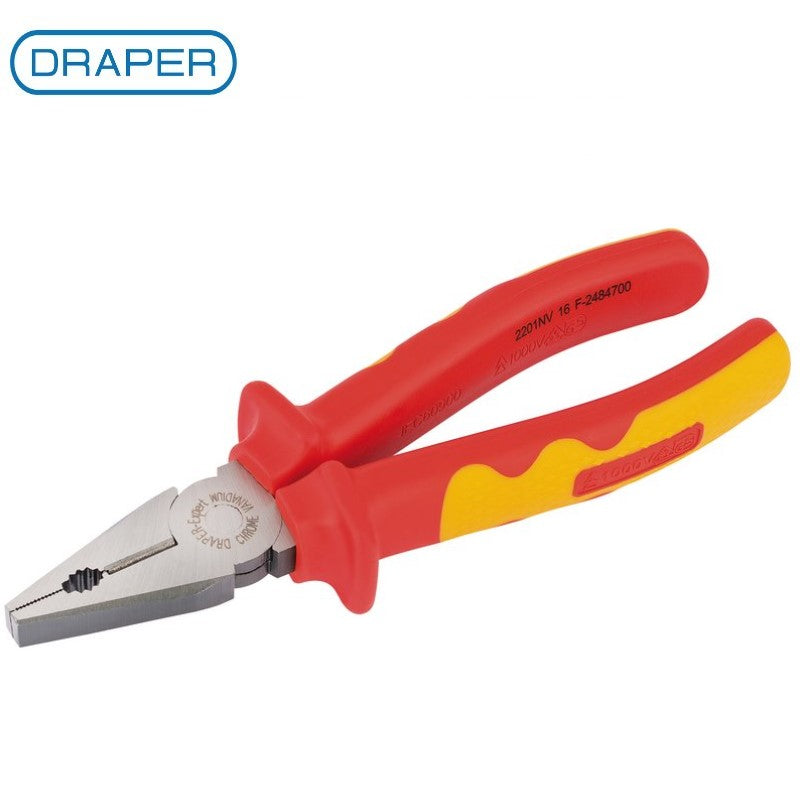 Draper Expert 180mm VDE Approved Fully Insulated Combination Pliers 69171