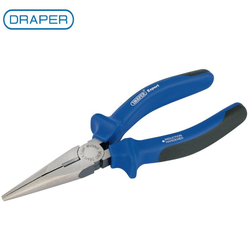 Draper Expert Heavy Duty Soft Grip Long Nose Pliers