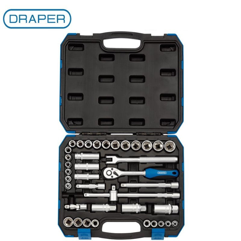 Draper 39 Piece 3/8" Sq. Dr. Combined MM/AF Socket Set 16361