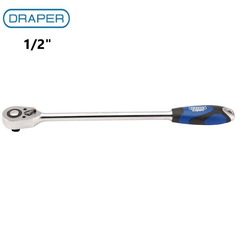 Draper Expert 1/2" Sq. Dr. Xtra Long Soft Grip Ratchet 26591