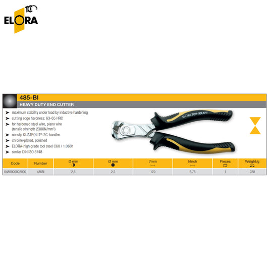 485-BI Elora Heavy Duty End Cutter