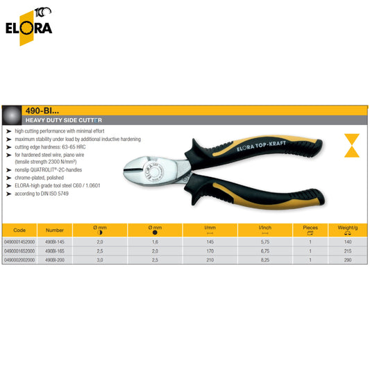 490-BI Elora Heavy Duty Side Cutter