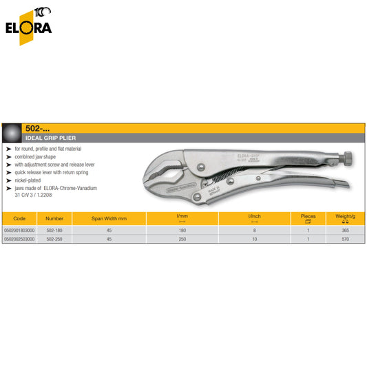 502 Elora Ideal Grip Pliers