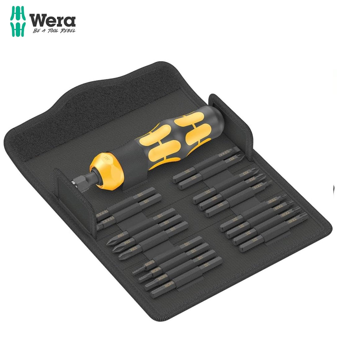 Wera Kraftform Kompakt 900 Set 1 Interchangeable Blade Impact Screwdriver Set 05018110001