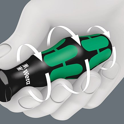 Wera 334/6 Rack Screwdriver set Kraftform Plus Lasertip and rack, 6 pieces 05105650001