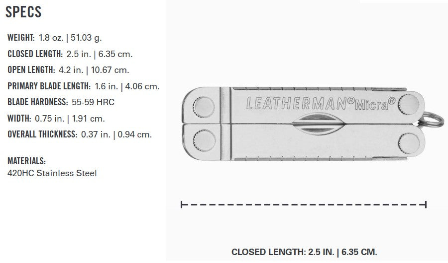 Leatherman Micra® Multi-Tool