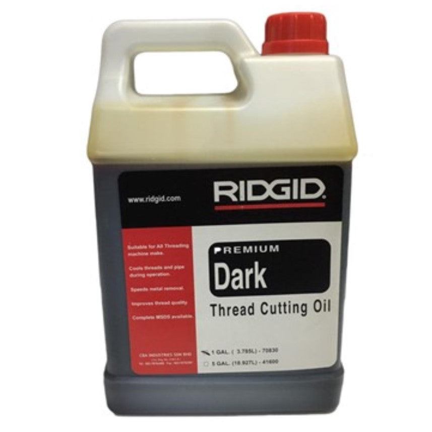 RIDGID Premium Dark Thread Cutting Oil 1 Gallon