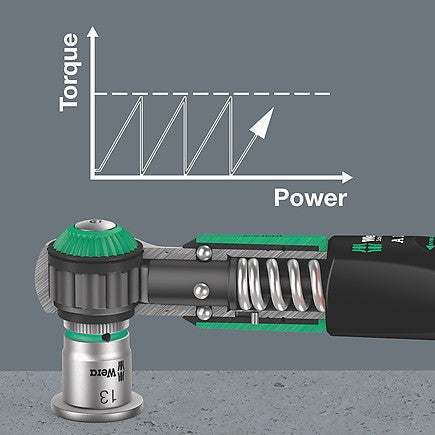 Wera Safe-Torque A 1 torque wrench with 1/4" square head drive, 2-12 Nm 05075800001
