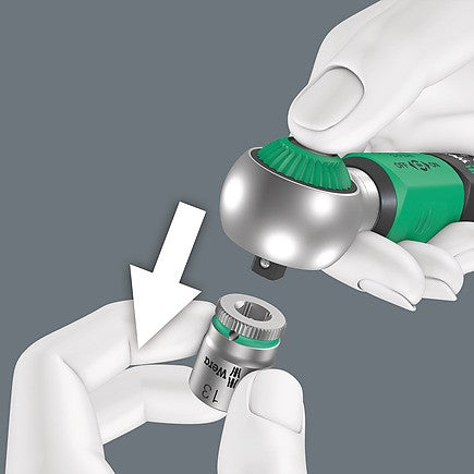 Wera Safe-Torque A 1 torque wrench with 1/4" square head drive, 2-12 Nm 05075800001