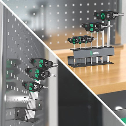 Wera 454/10 HF Set Imperial 2 T-handle Hex-Plus with holding function, 10 pieces 05023454001