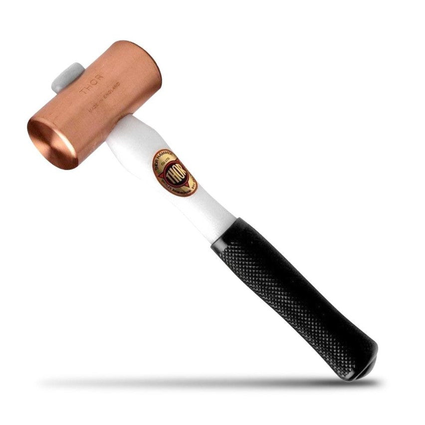 Thor Hammer Round Solid Copper Mallet - Plastic Handle