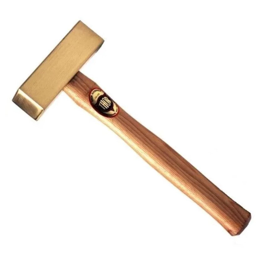Thor Hammer Brass Square Mallets - Wooden Handle