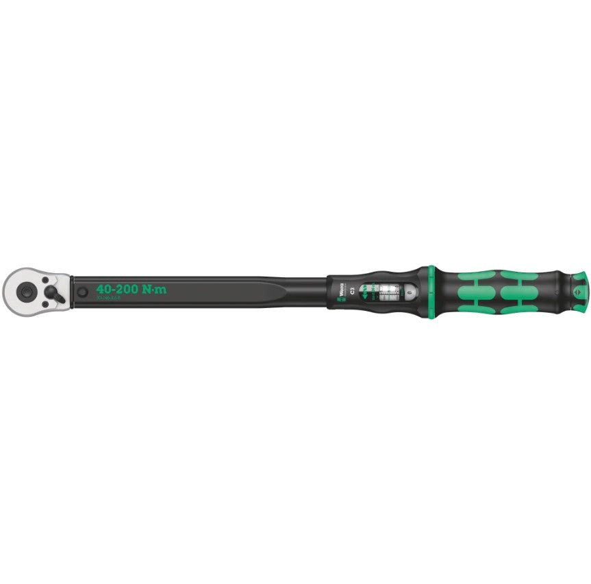 Wera Click-Torque C 3 torque wrench with reversible ratchet, 1/2" Dr. 40-200 Nm 05075622001