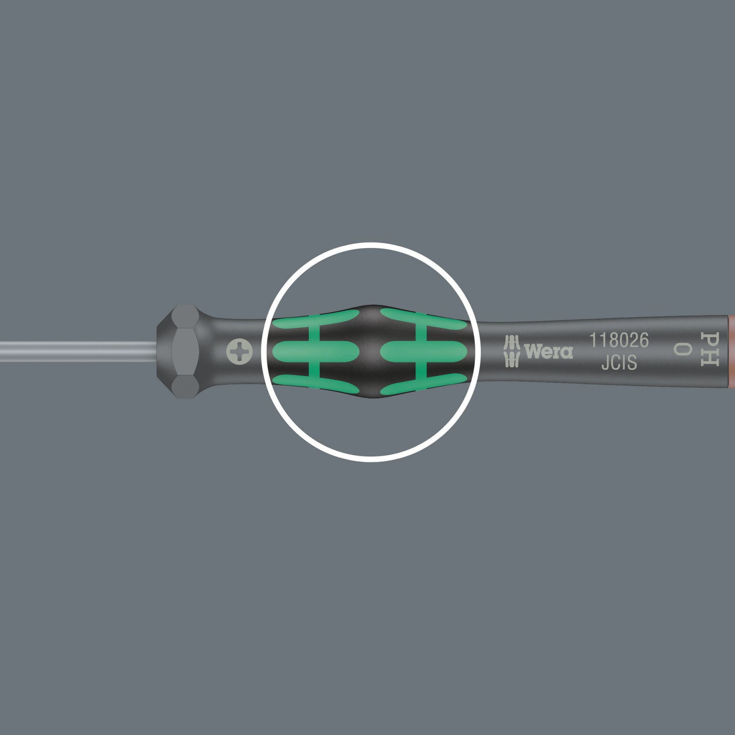 Wera 2035/6 A Screwdriver Set and Rack for Electronic Applications, 6 pieces 05118150001
