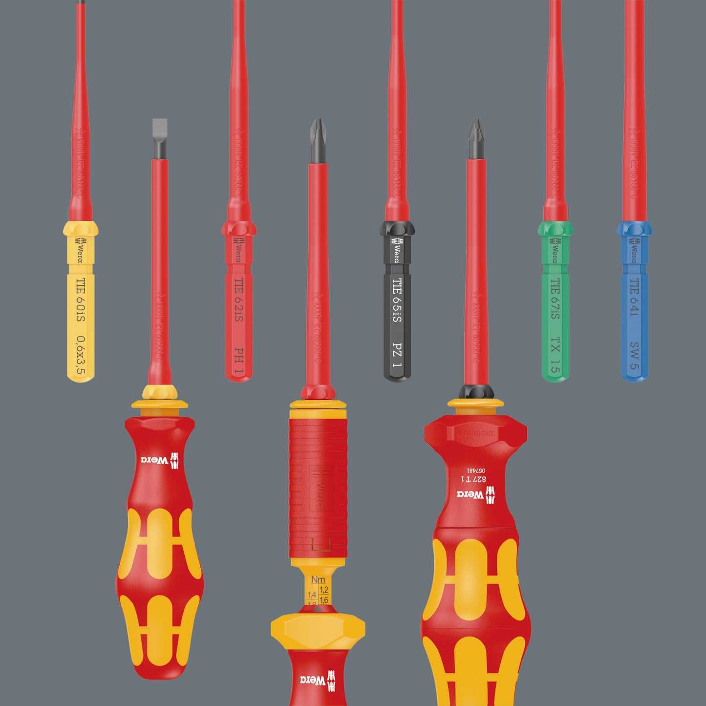 Wera Kraftform Kompakt VDE 7 Universal 2 Tool finder, 7 pieces 05006601001