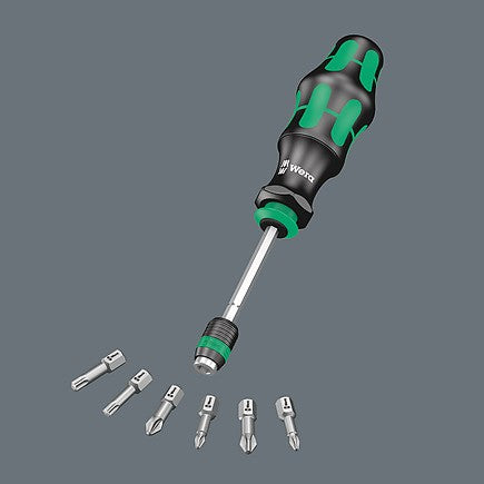 Wera Kraftform Kompakt 25 telescopic blade screwdriver set with pouch, 7 pieces 05051024001