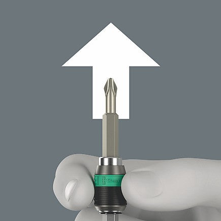 Wera Kraftform Kompakt 400 T-handle bitholding screwdriver Rapidaptor, 17 pieces 05057470001