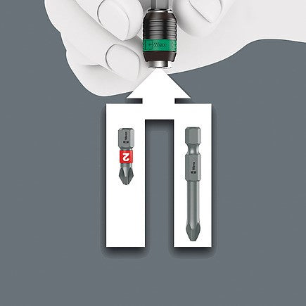 Wera Kraftform Kompakt 400 T-handle bitholding screwdriver Rapidaptor, 17 pieces 05057470001
