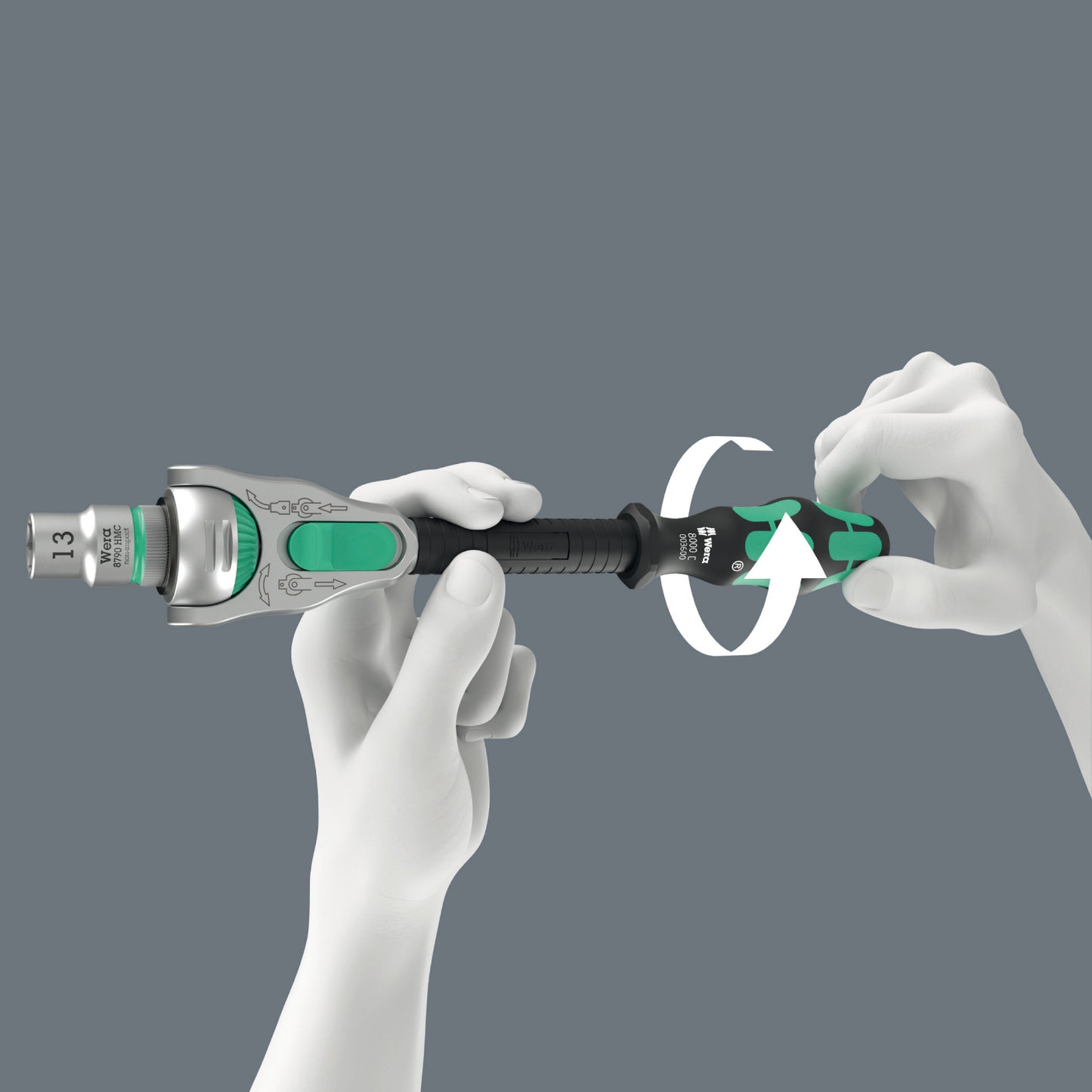 Wera 8100 SB 2 Zyklop Speed Ratchet Set 3/8" Drive, Metric 43pcs 05003594001