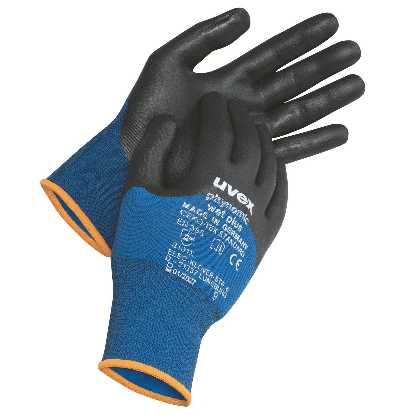 60061 uvex Phynomic Wet Plus Assembly Gloves