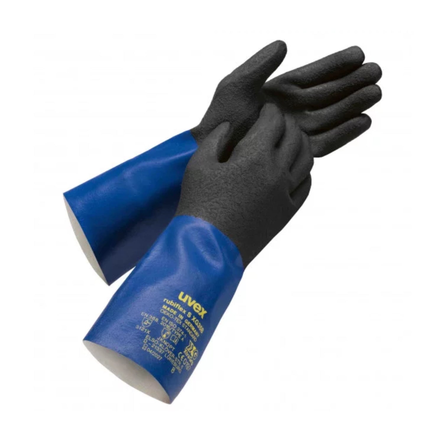 60557 uvex Rubiflex S XG35B Chemical Protection Glove