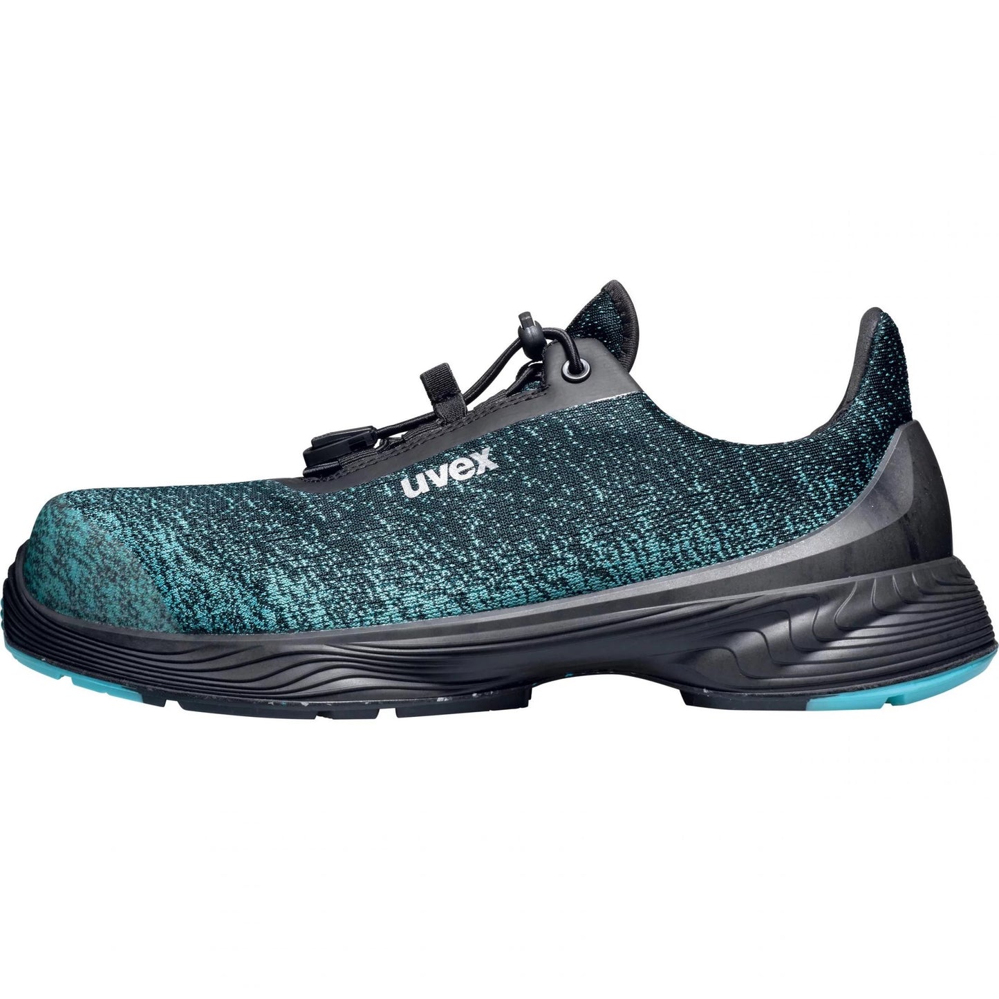 uvex 1 G2 Planet Safety Shoe, Low Shoe 6824, Black/ Dark Green S1 P SRC