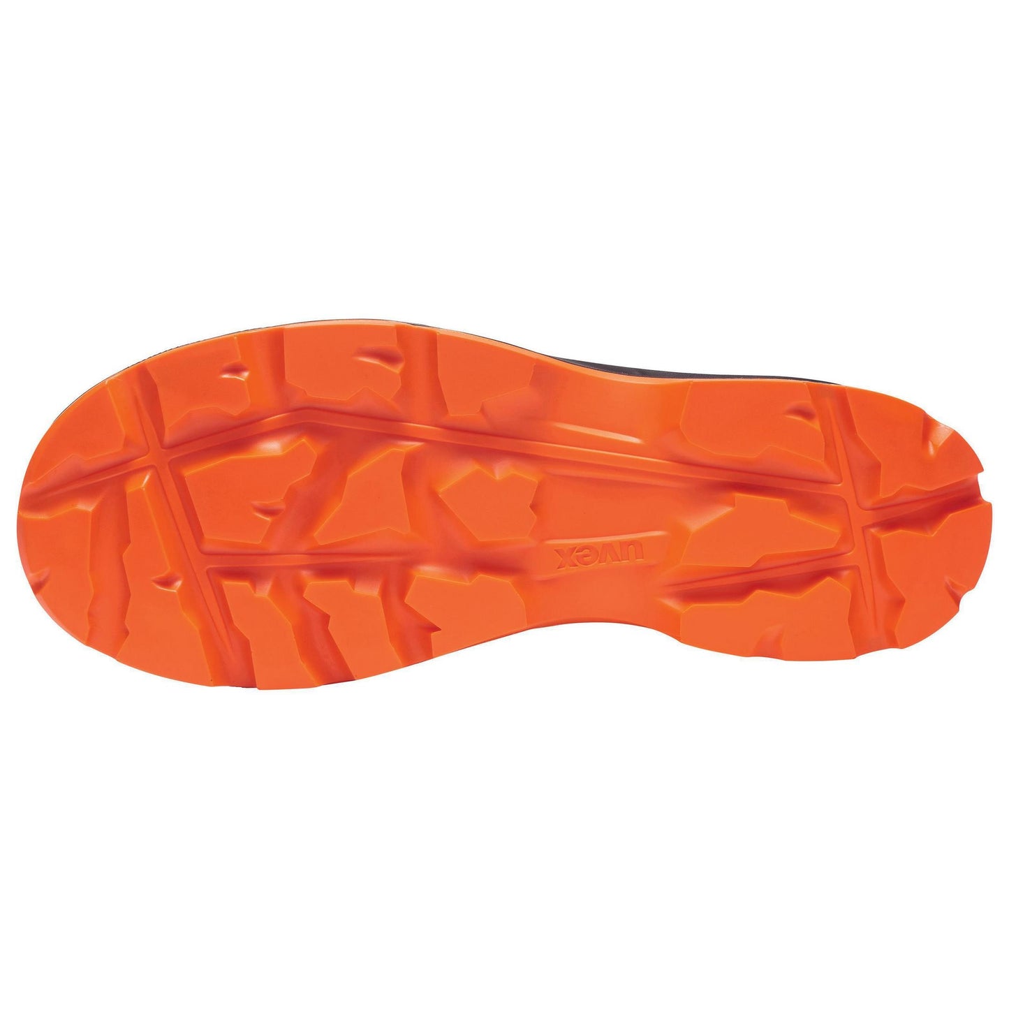 uvex 3 Safety Shoes, Mid Cut Laced Boots, Black/Orange S3