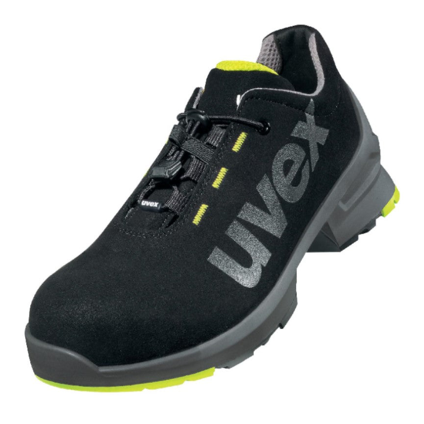 uvex 1 Safety Shoes Low Shoe 8544 Black/Lime S2