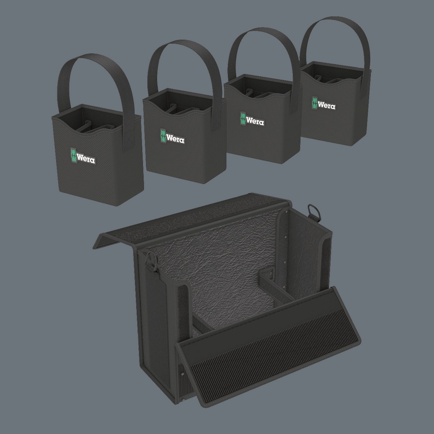 Wera 2go 2 XL Tool Container, 2 pieces 05004357001
