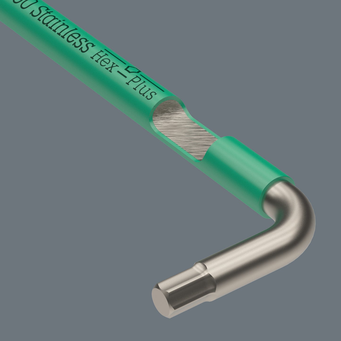 Wera 3950/9 Hex-Plus Multicolour Imperial Stainless 1, imperial, stainless steel, 9 pieces 05022860001