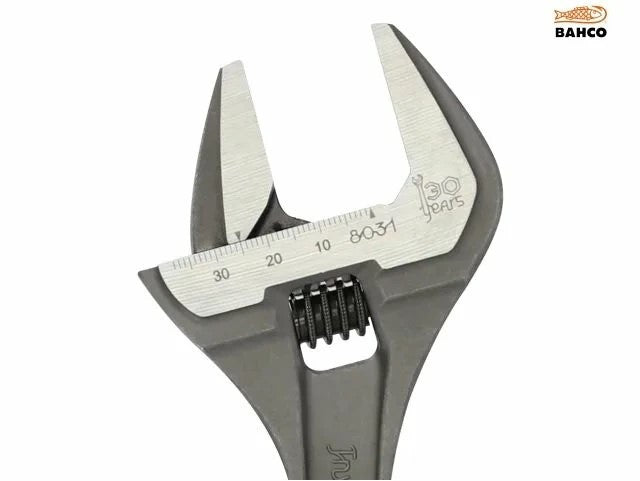 Limited Edition Bahco 130 Year Anniversary 8031 Black Adjustable Wrench 200mm (8in)