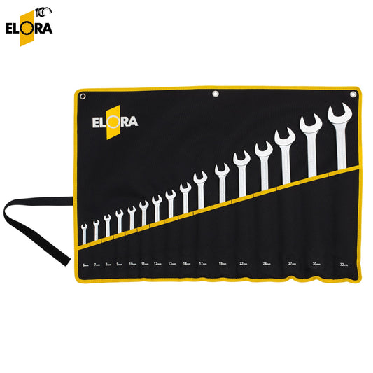 Elora 205S 26MT Combination Spanner Sets, Metric 6-32mm 0205502601005