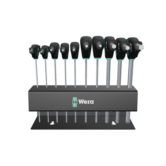 Wera 454/10 HF Set Imperial 2 T-handle Hex-Plus with holding function, 10 pieces 05023454001